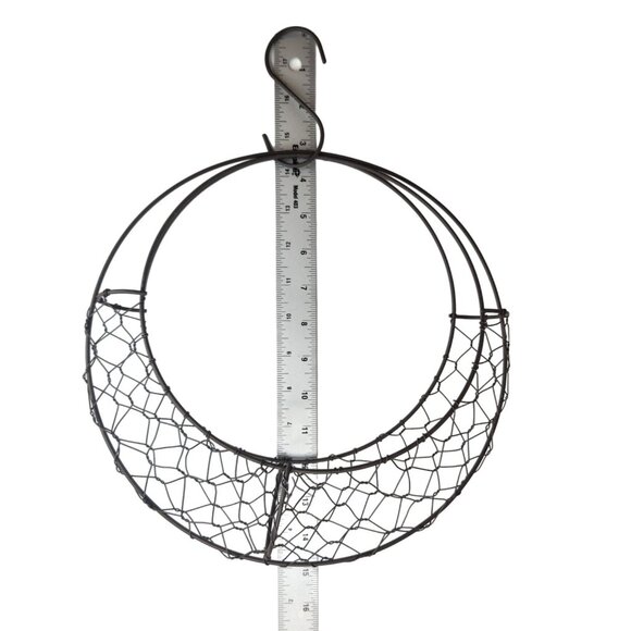 Metal Wire Hanging Basket Succulent Planter Garden Room Decor - Picture 8 of 9